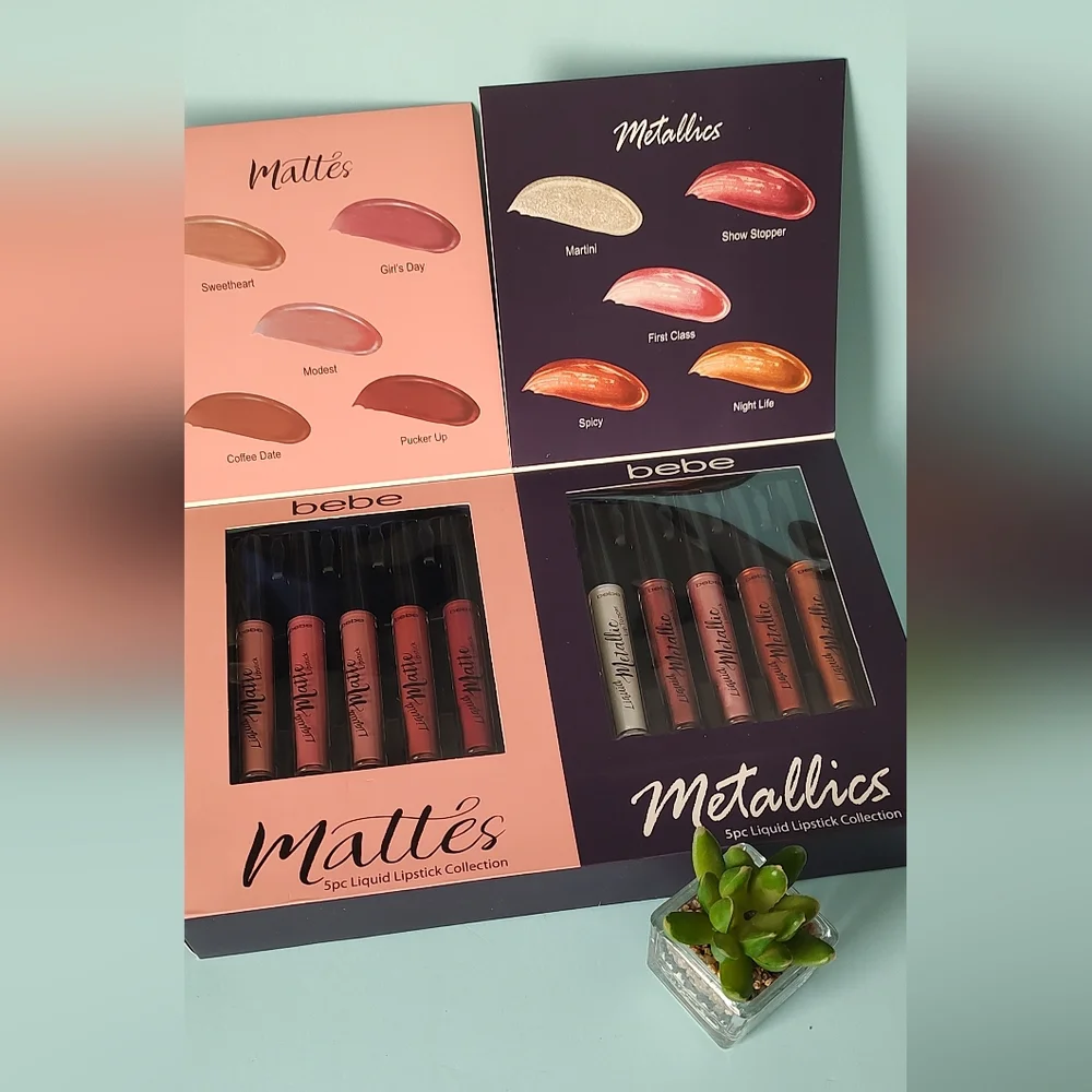 Bebe Lipstick Collection 10 pieces Style Sweet And Sexy Mattes And Metallics New